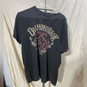 Mens black diamondback t shirt lucky brand